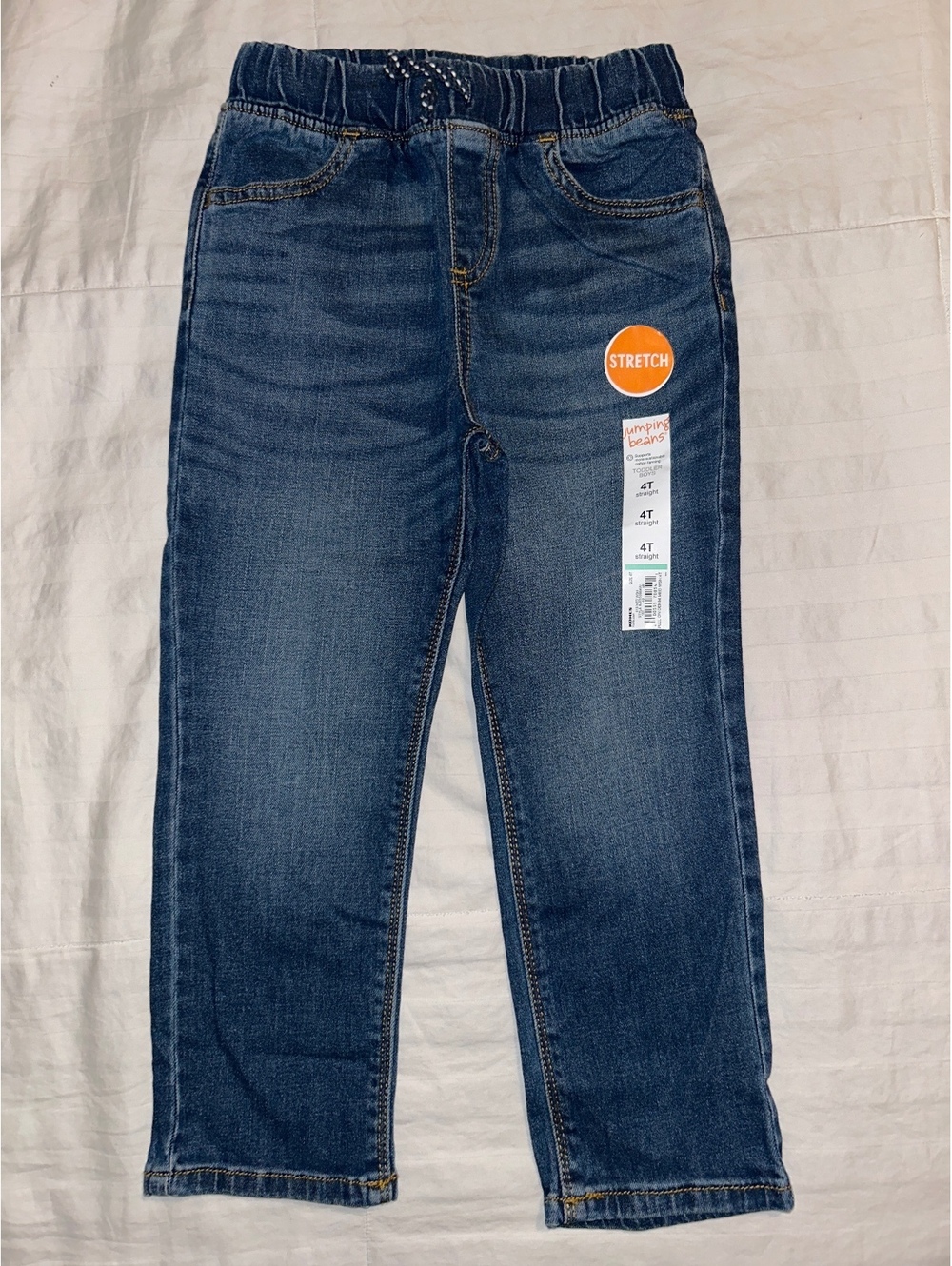 Toddler Boy Jumping Beans Jeans Sz 4T NWT